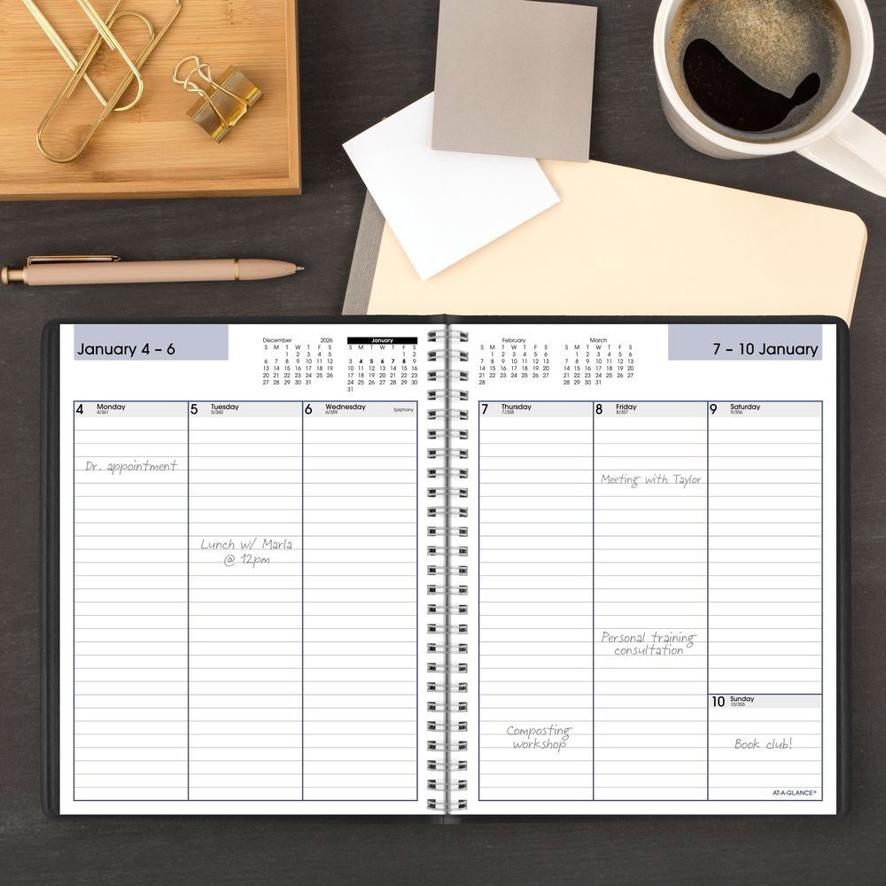 2026 At-A-Glance DayMinder G590-00 Weekly Planner 7 x 8-3/4″