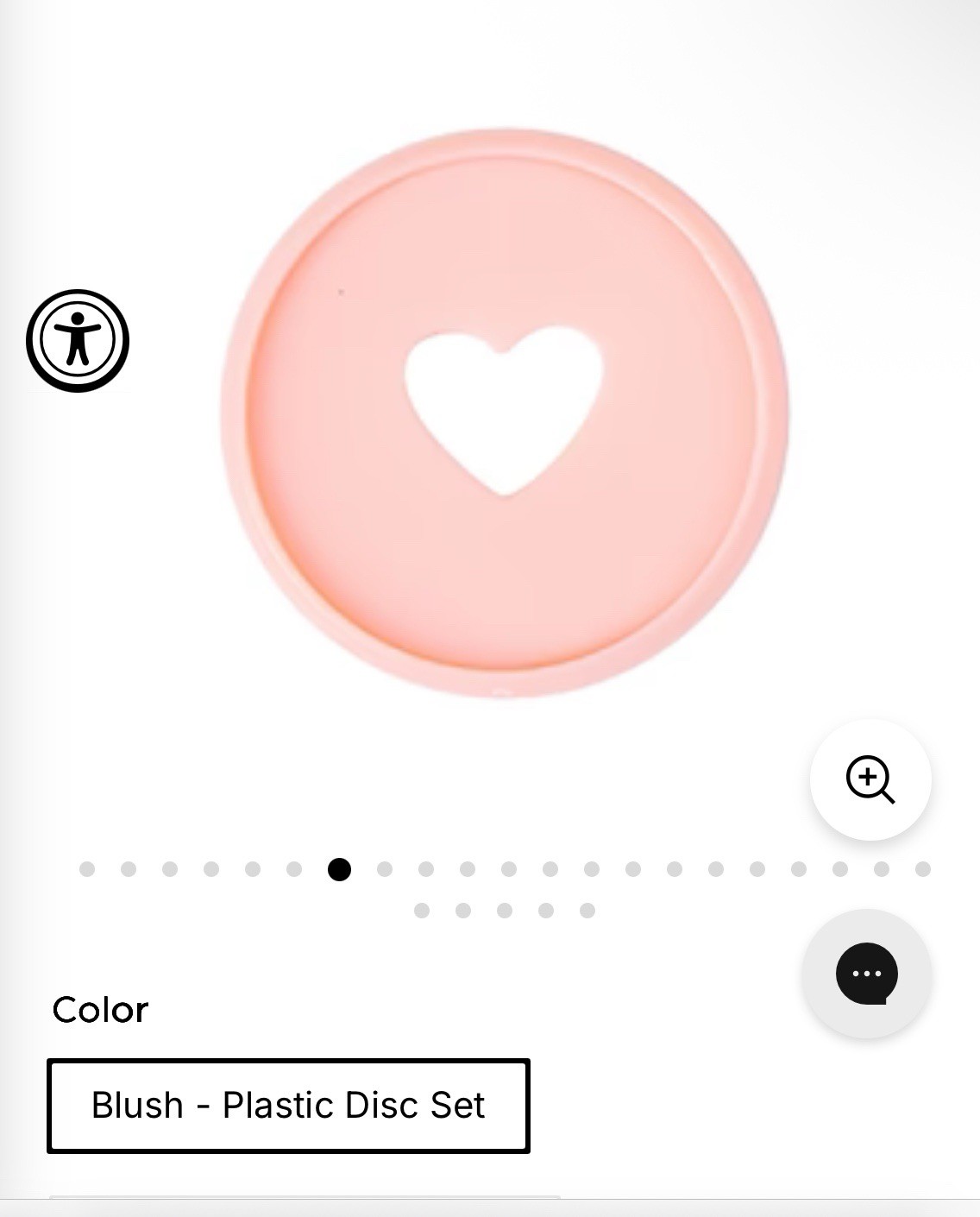 Happy Planner Medium Plastic Discs “Blush”