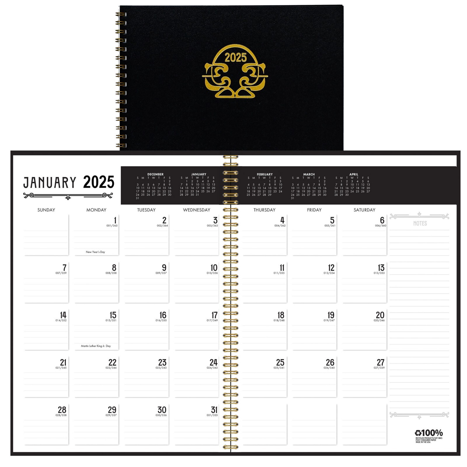 2025 Deco Days 291-02 HOD29102 House of Doolittle Monthly Planner, 8-1/2 x 11″