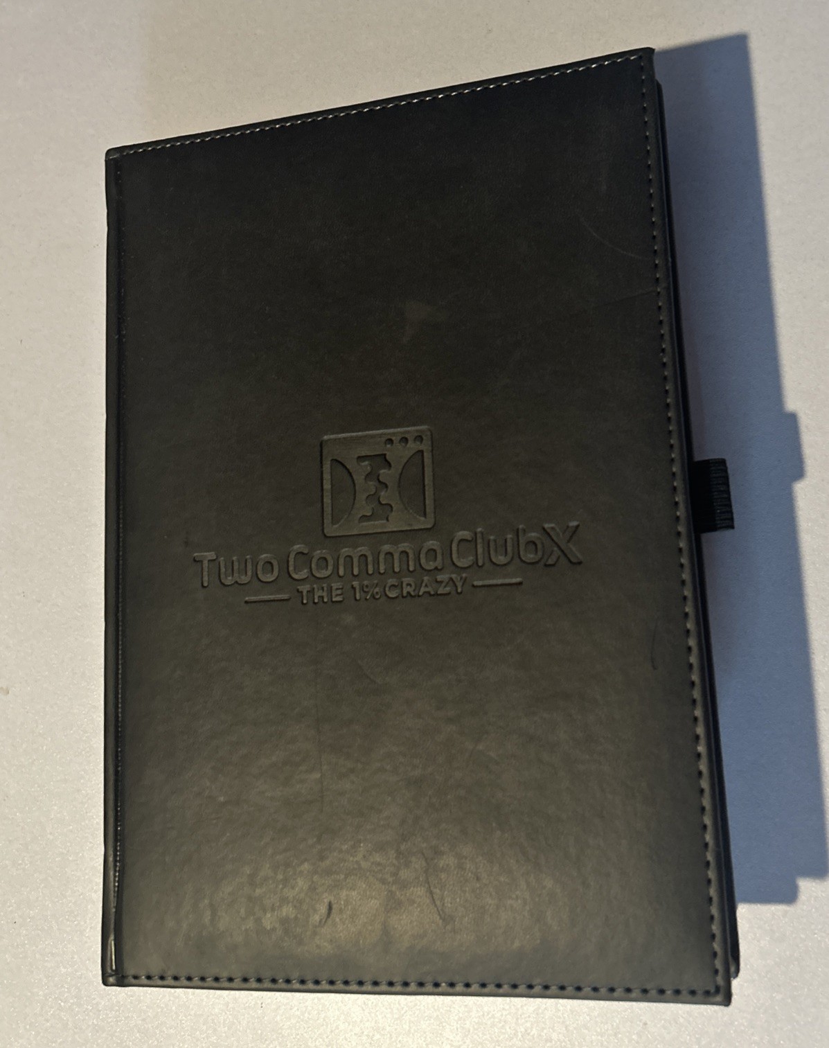 Two Comma ClubX Padfolio Leather Portfolio Organizer Black ClickFunnels Lot Of 2