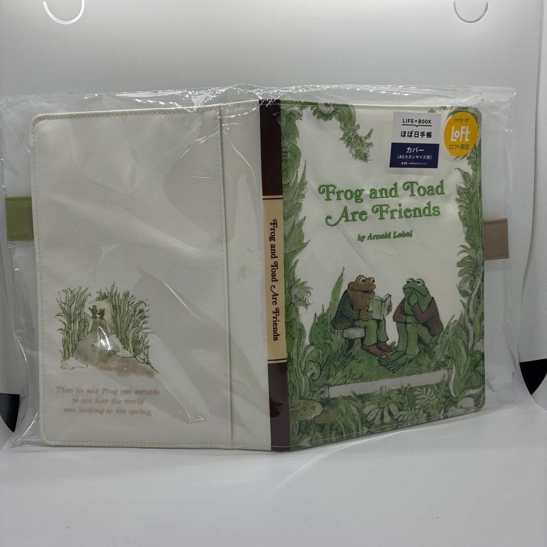 Hobonichi Techo Frog and Toad A5 Cousin Size Cover 2026 Loft Limited Edition