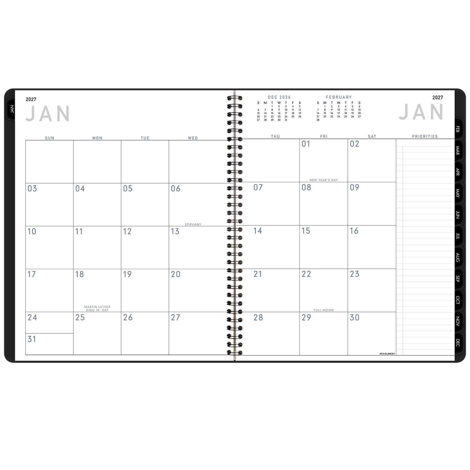 2026 At-A-Glance 70-26XL-05 Large Monthly Planner, 9 x 11″