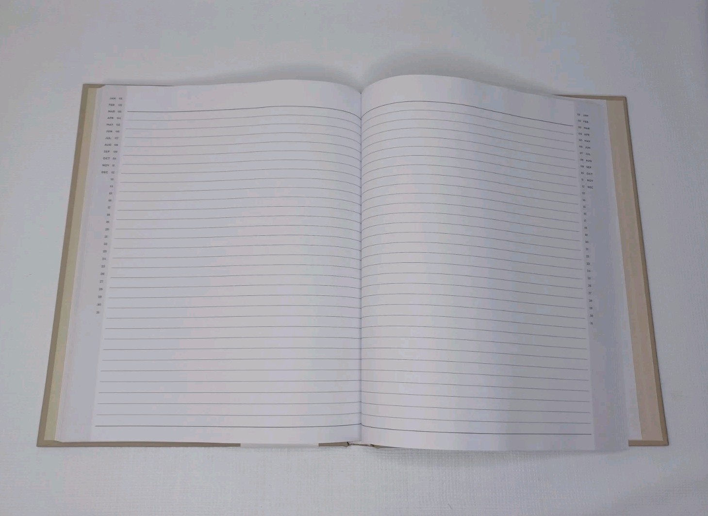 Cambridge Work Style Lined Notebook Hardcover Book 96 Sheets Circle Date Notes