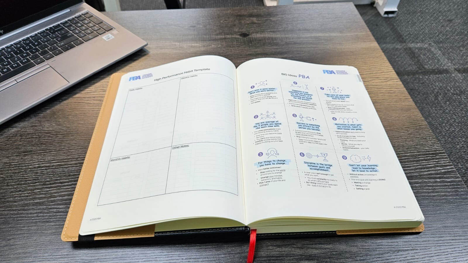 The Ultimate Life Planner/Diary A4 Leather cover, perfect bound, free postage!