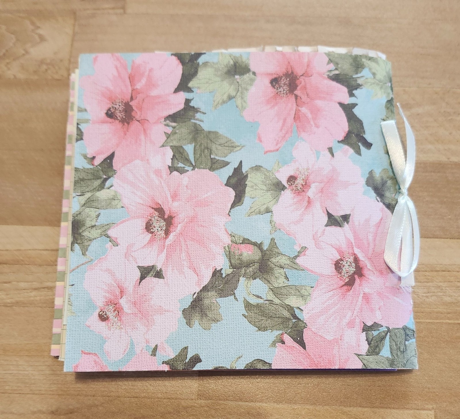 Colorful Floral Junk Journal Handmade 96 pages