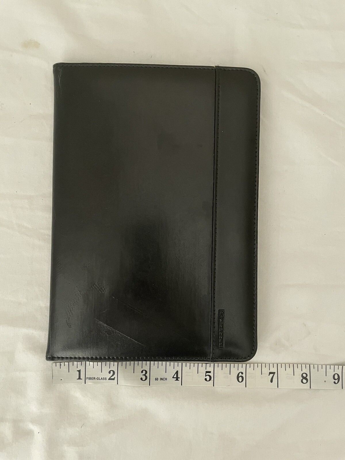 Vintage Day Runner Small Black Personal Organizer Cover ONLY – e331