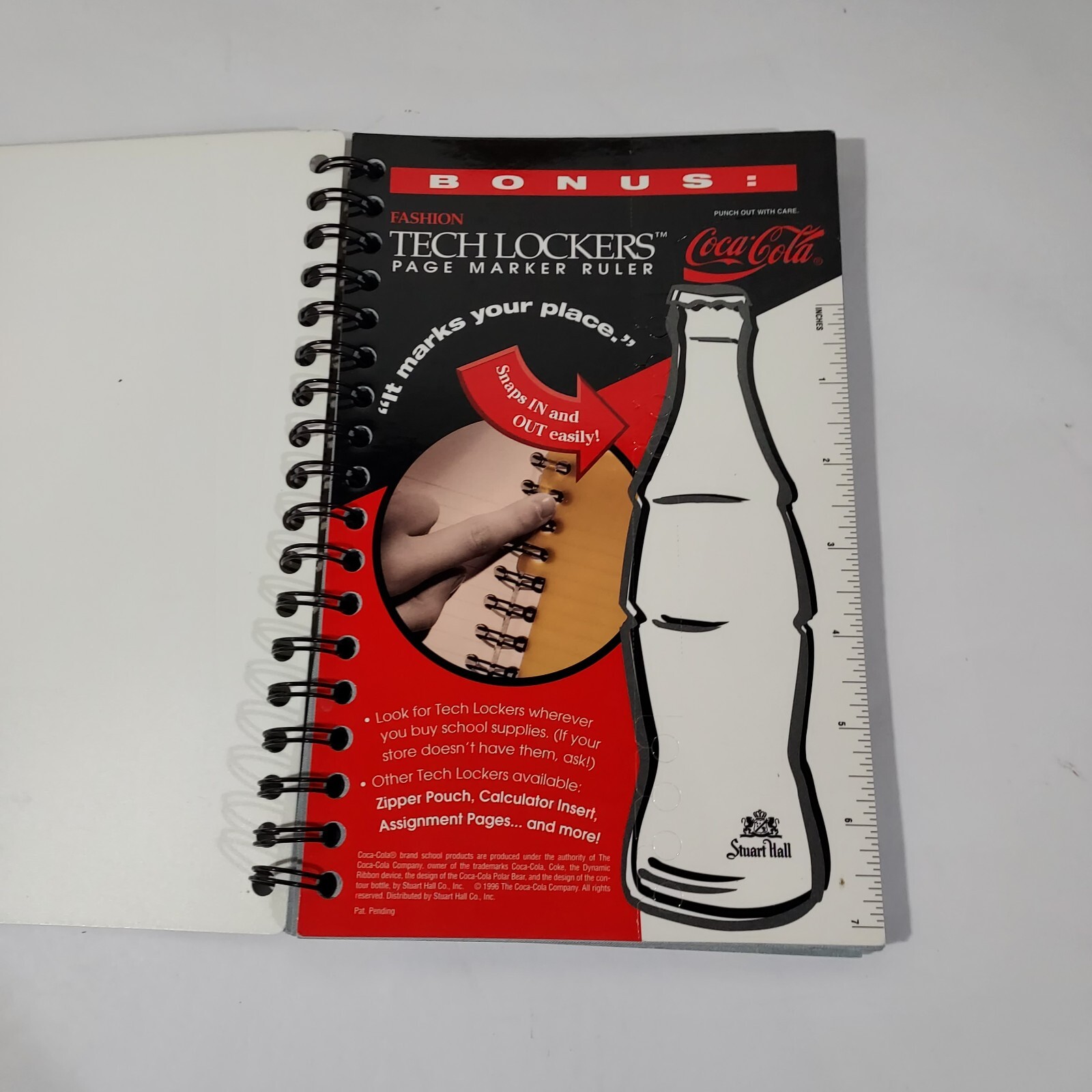 Coca-Cola Polar Bear 1995 Spiral Bound Student Planner 9.5″x6.5″