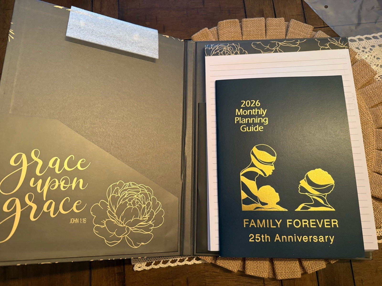 Paper Studio “Grace Upon Grace” Clipboard/Notebook