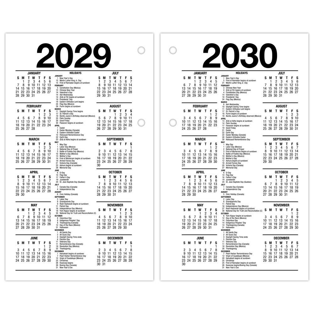 2026 At-A-Glance S170-50 Schedule-A-Date Desk Calendar Refill 3-1/2 x 5-27/32″