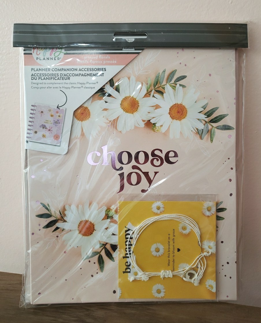 The Happy Planner Pressed Florals Classic Planner Companion Accessories