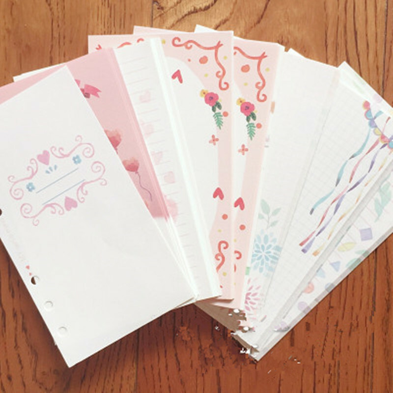 A5/A6/A7 Colourful Planner Diary Insert Refill Schedule Organiser 101 Sheets