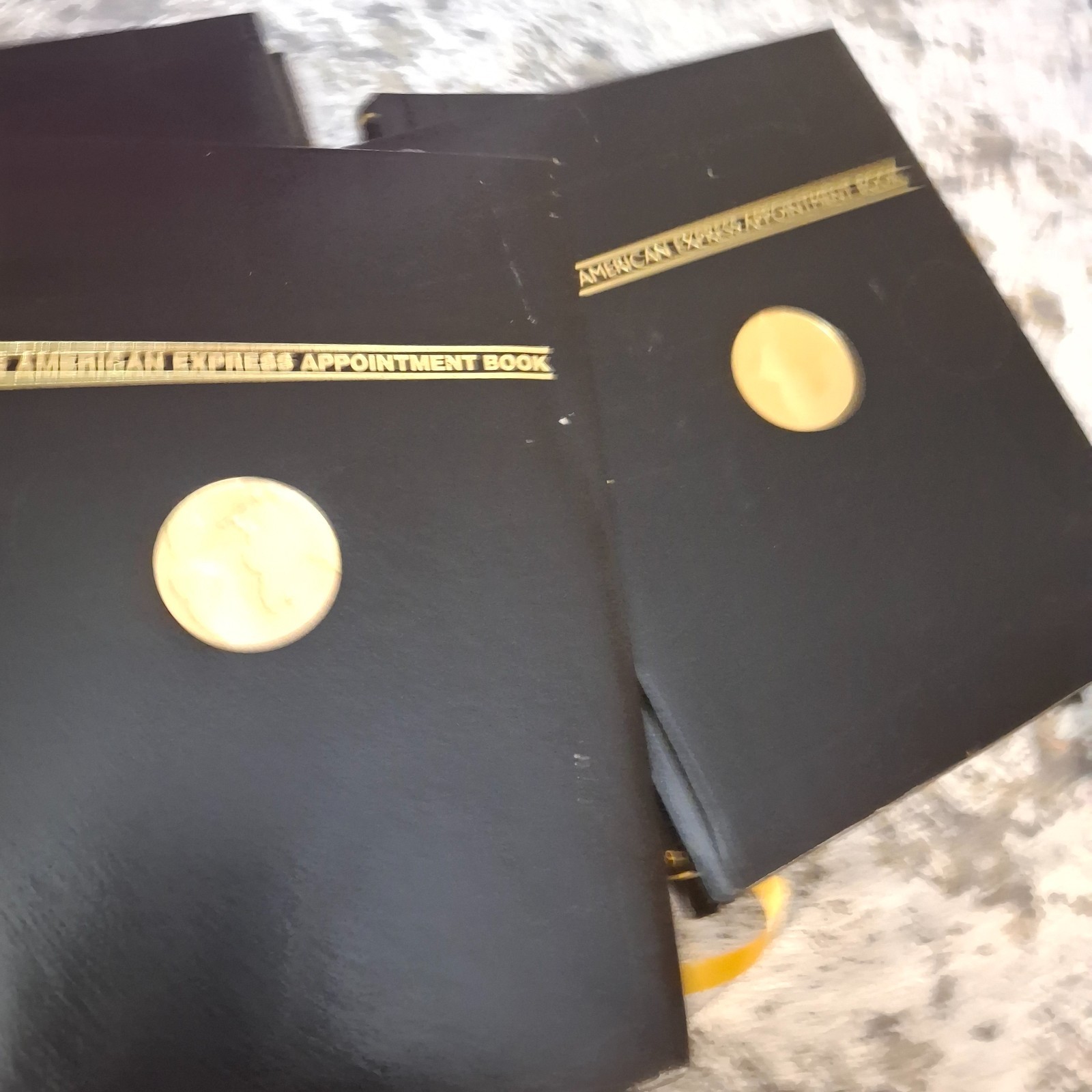Vintage American Express Appointment Books Lot of 5 Black Planner 1992-93 1996