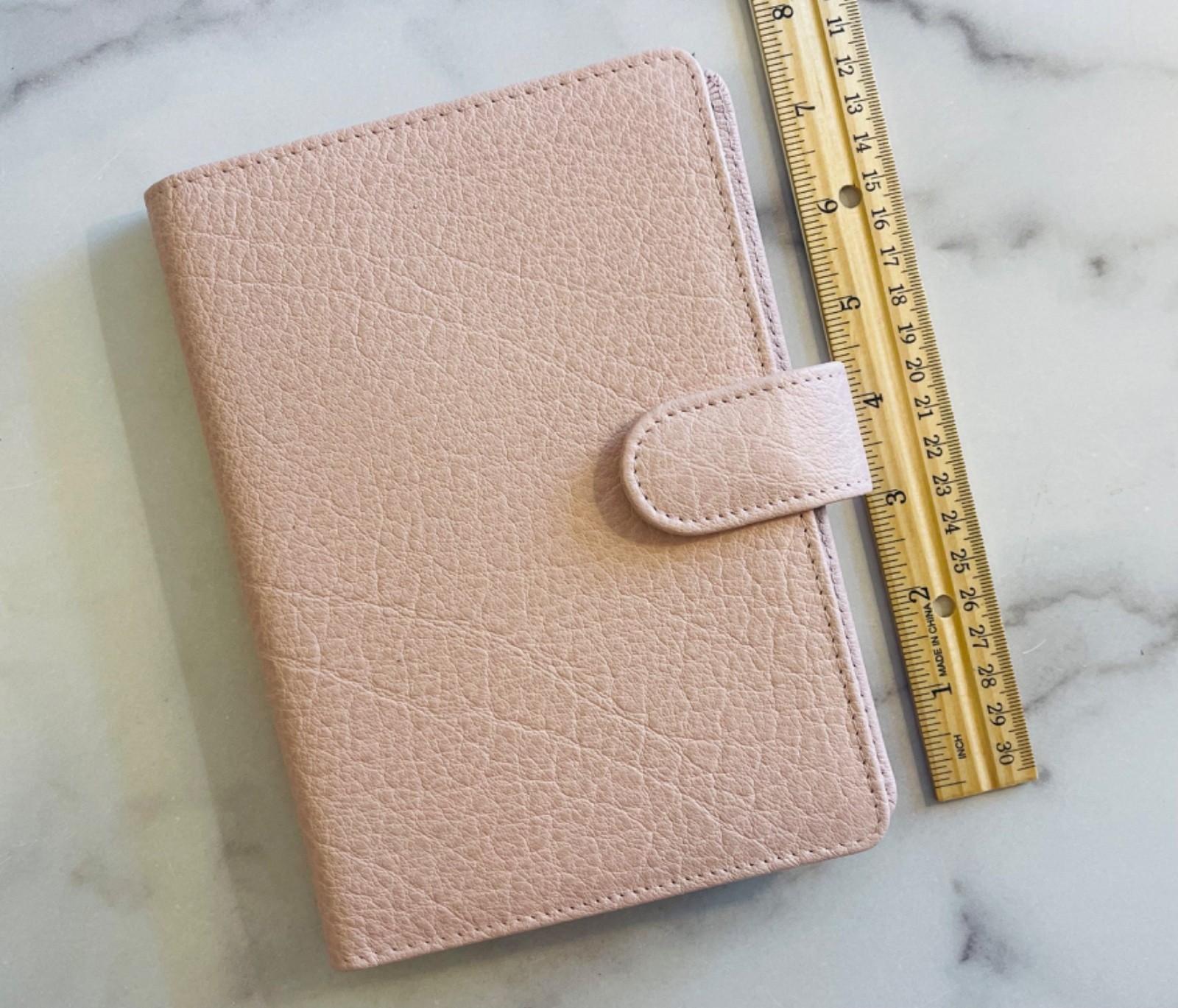 Van Der Spek B6 Codex Beautiful Leather-Parme Pink bound notebook cover