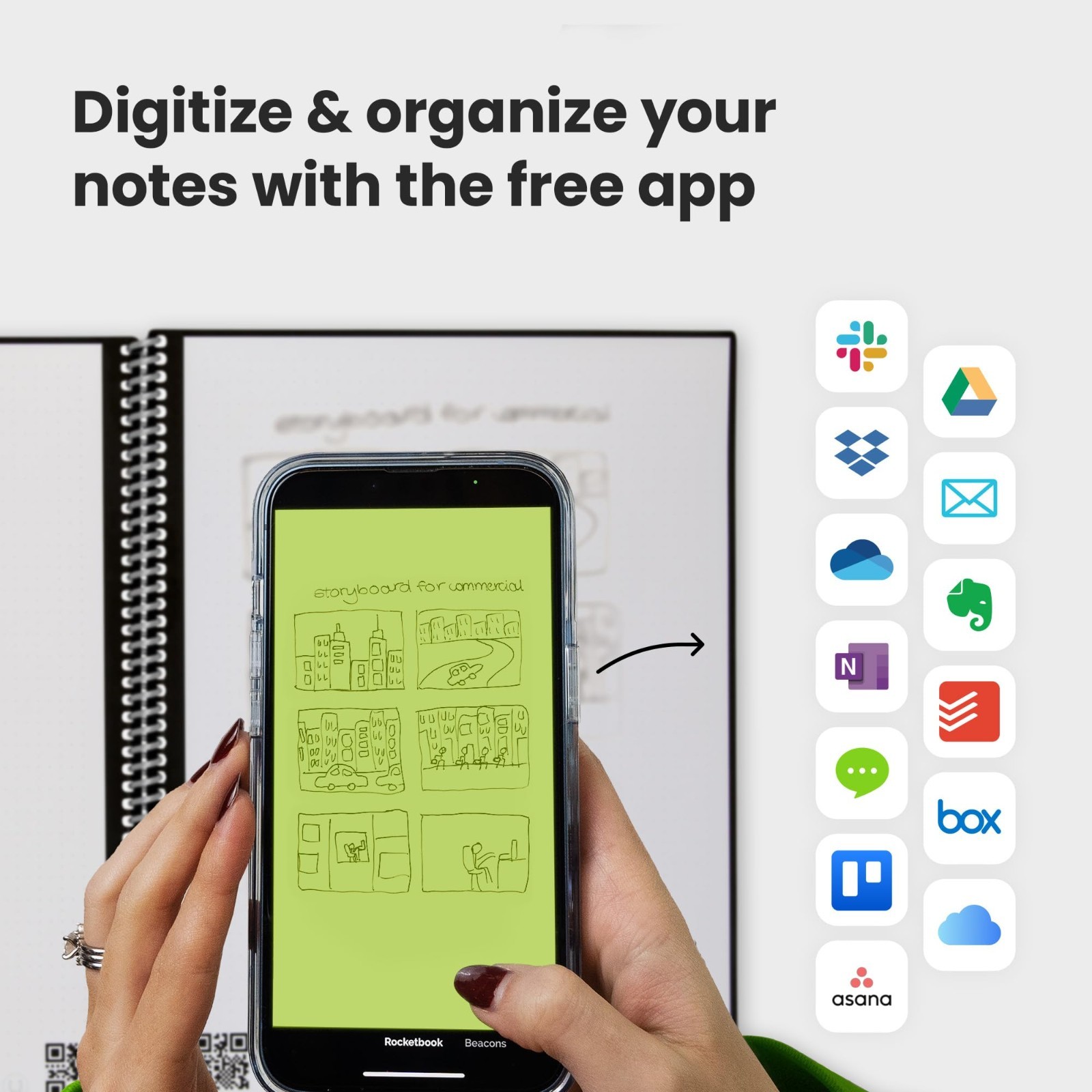 Reusable Undated Productivity Planner – 8.5×11 Letter Size, Goals, Calendar, To-