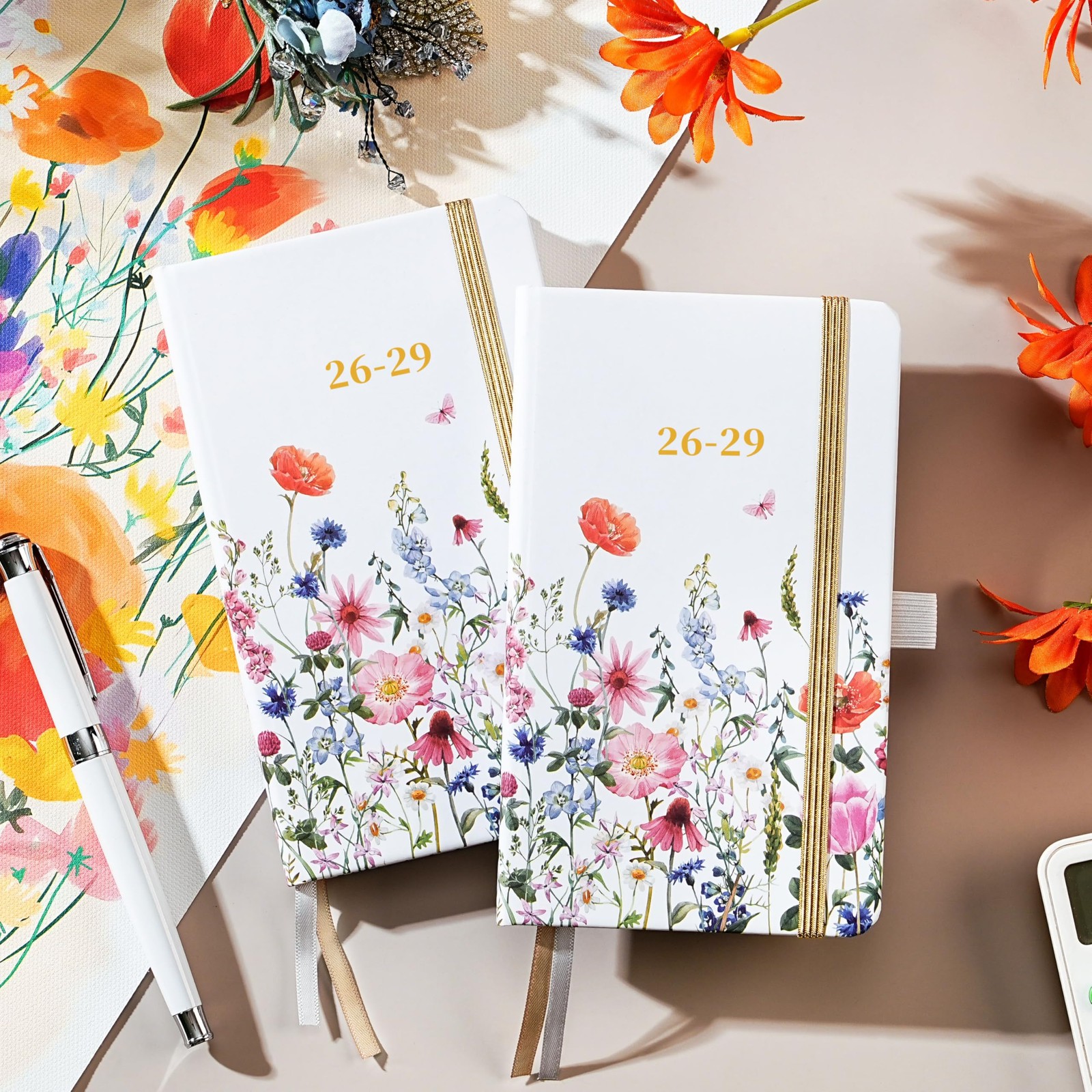 3 YEAR POCKET CALENDAR PLANNER 2026–2029 SMALL MONTHLY NOTEBOOK TRAVEL SIZE
