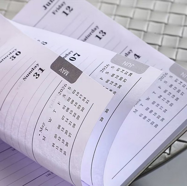 A7 Specification 2026 Planner Book Mini Portable Pocket Daily Pocket Notebook US