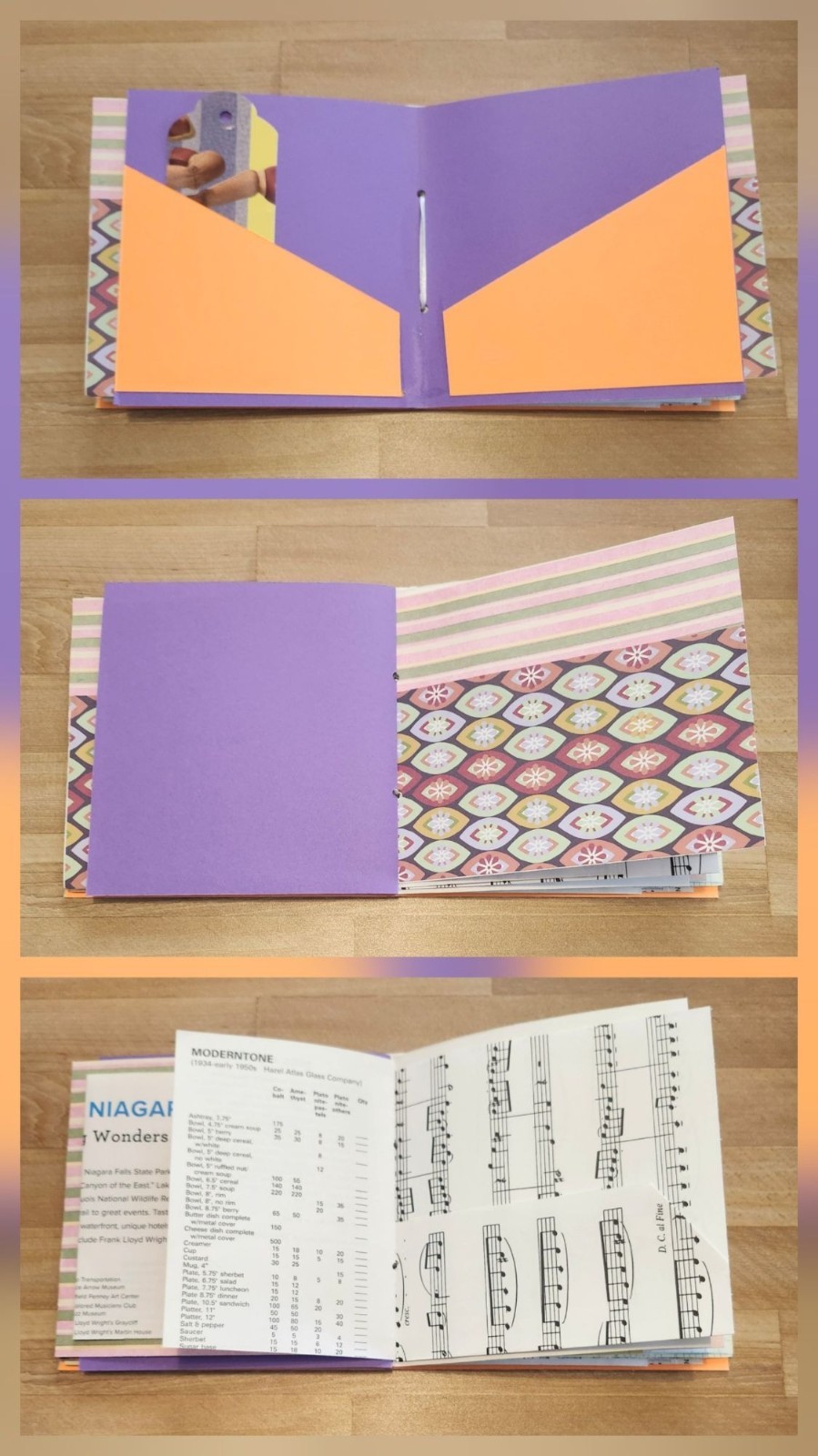Colorful Floral Junk Journal Handmade 96 pages