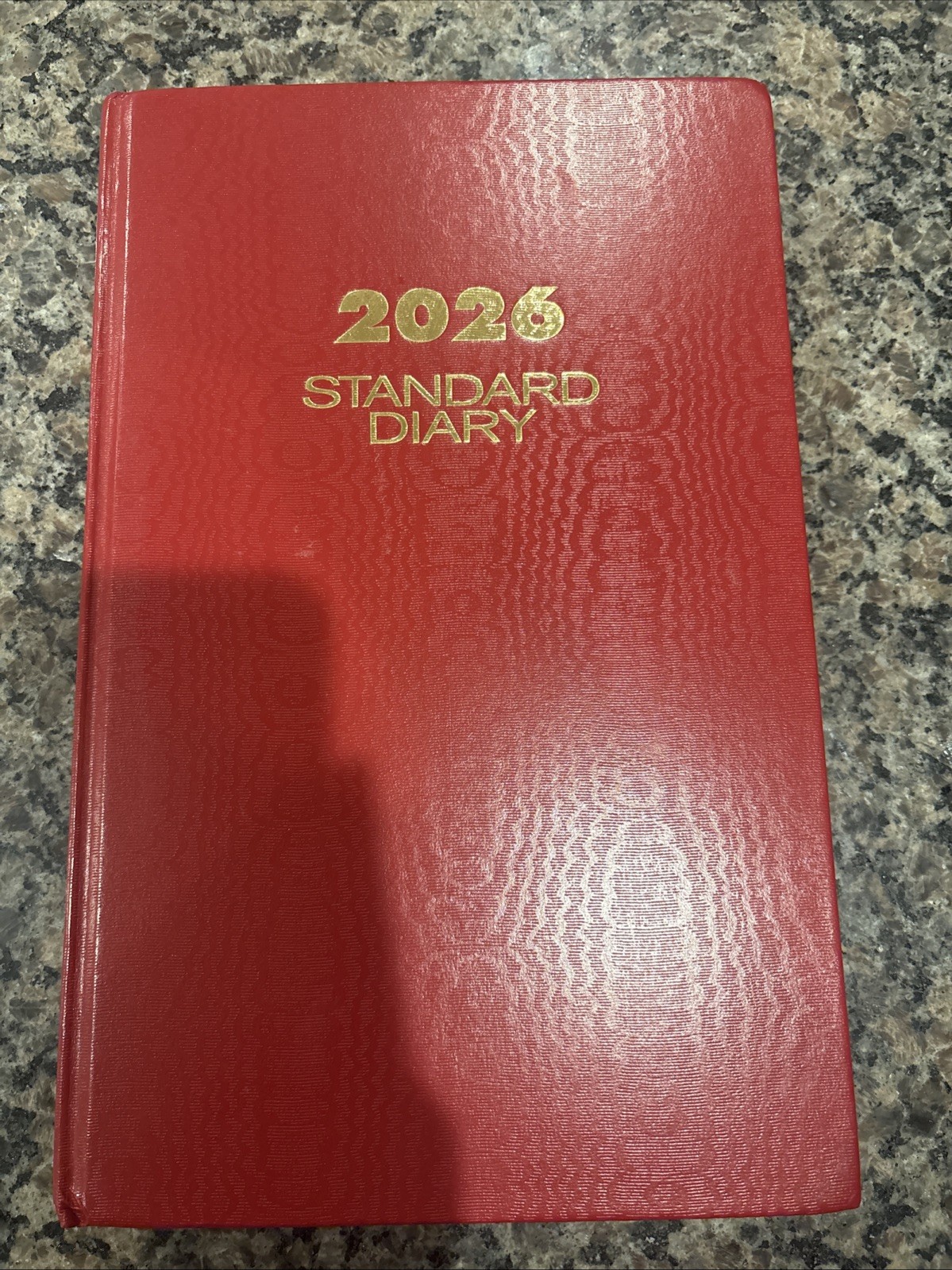 2026 Standard Daily Planner, 7-3/4″ X 12″, Large, Hardcover, Red (SD376-13)