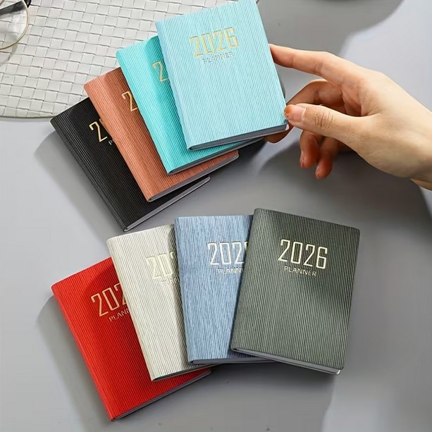 A7 Specification 2026 Planner Book Mini Portable Pocket Daily Pocket Notebook US