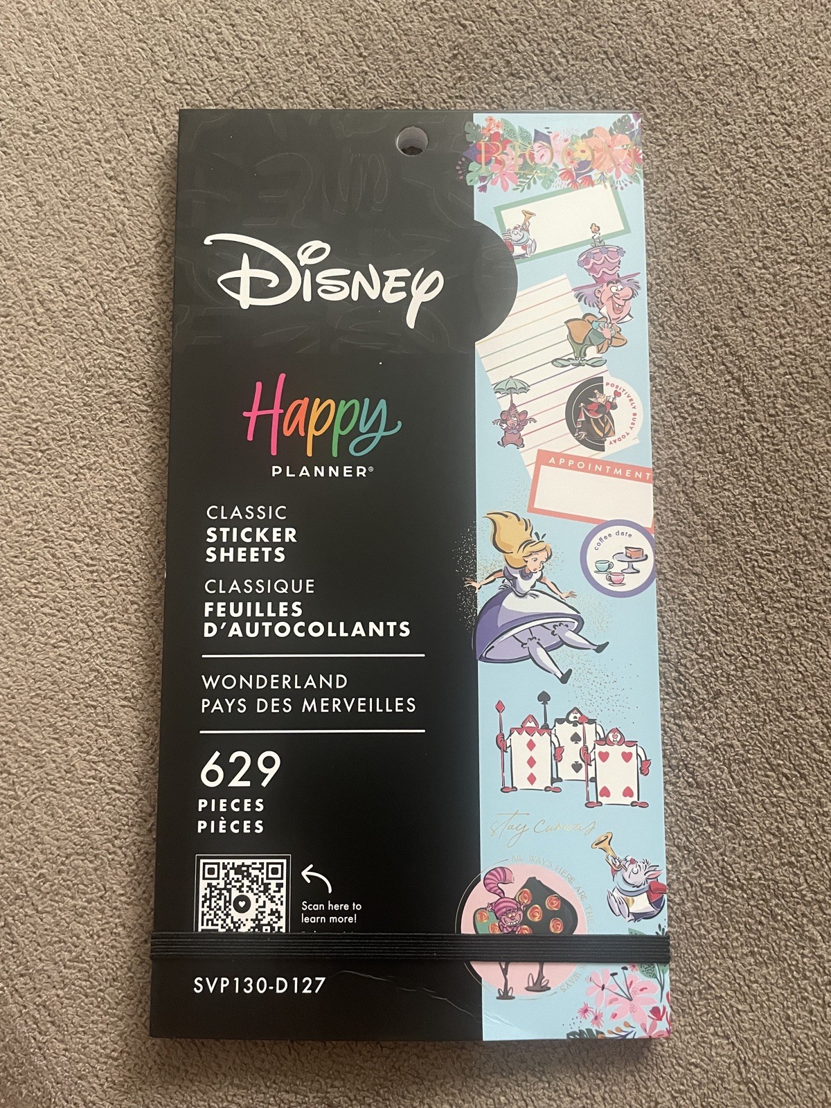 Happy Planner Disney Alice in Wonderland Value Pack Stickers