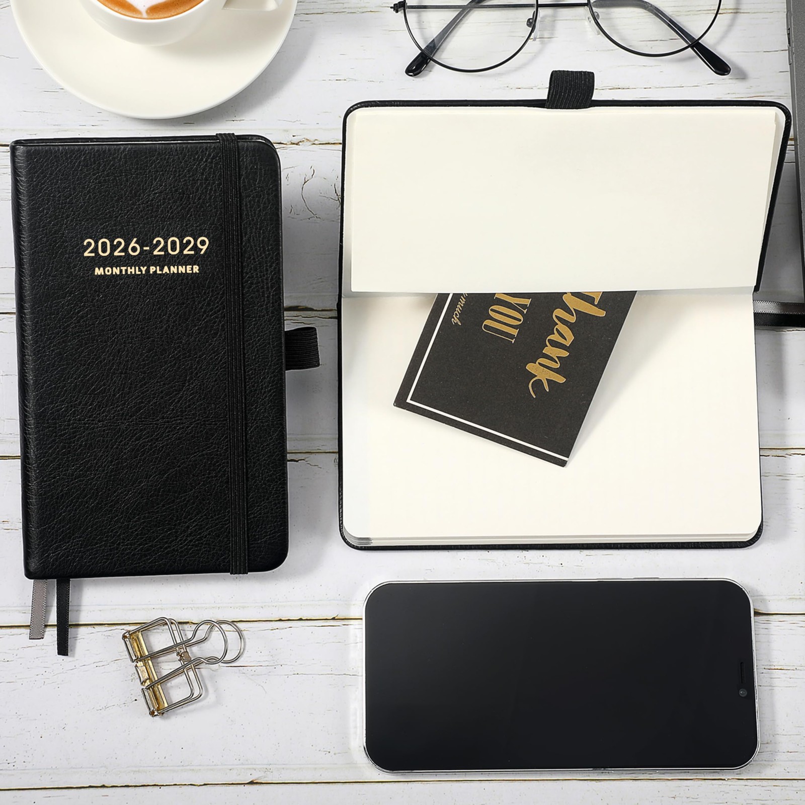 2026-2029 Pocket Planner – 3 Year Monthly 2026-2029, Small, Black
