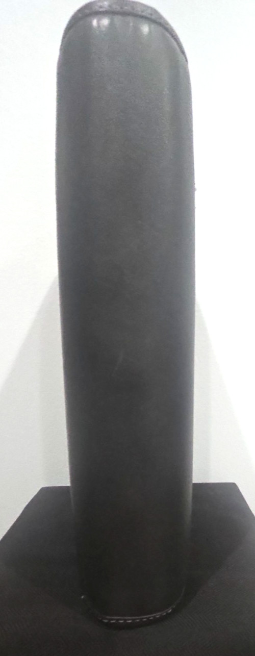 Franklin Covey Full Grain Nappa Leather 7-Ring Binder Black Classic Zip Around.