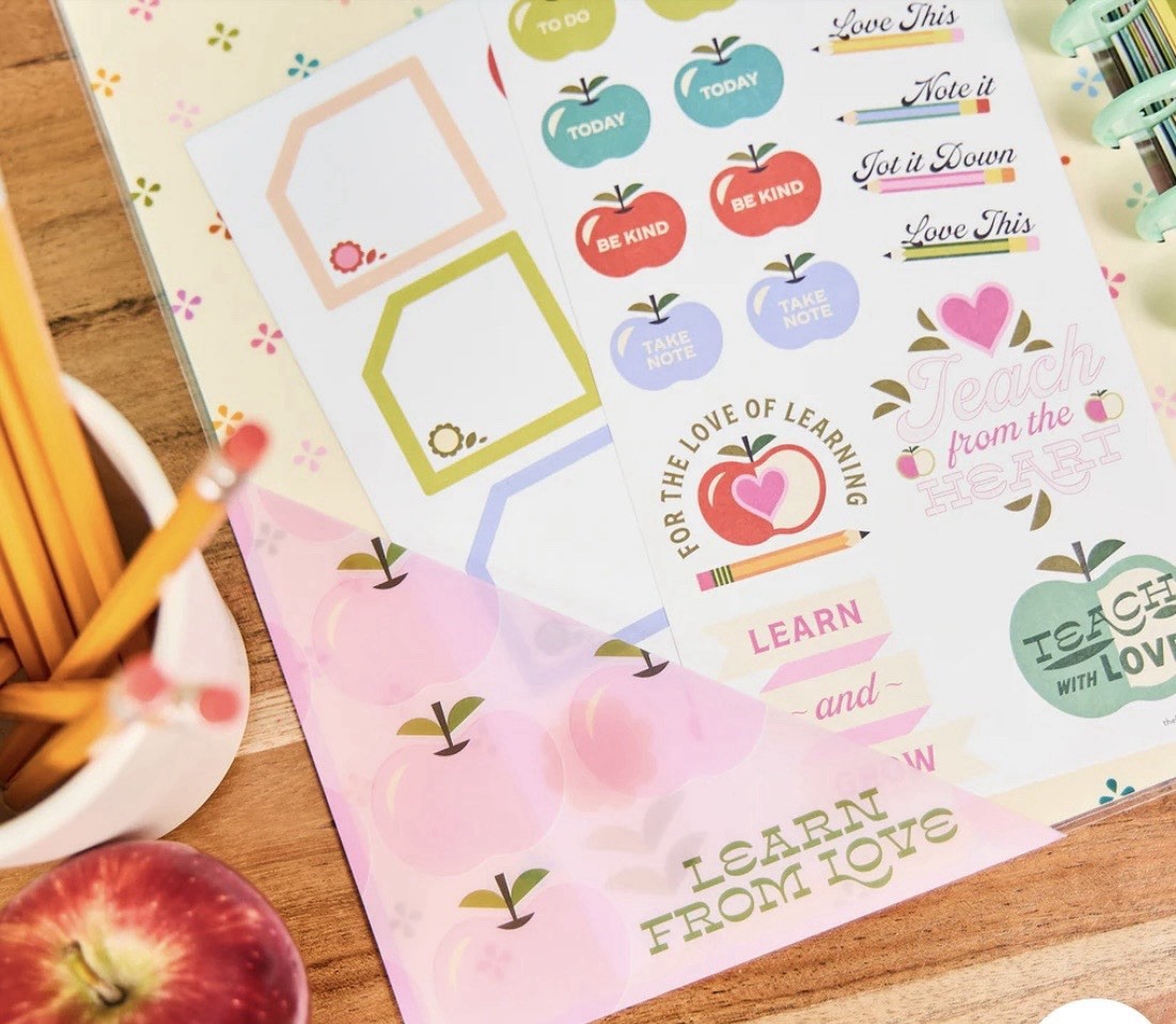 Happy planner – Mod TEACHER, PARENT & STUDENT INFO – BIG ACCESSORY PACK 42 PCS