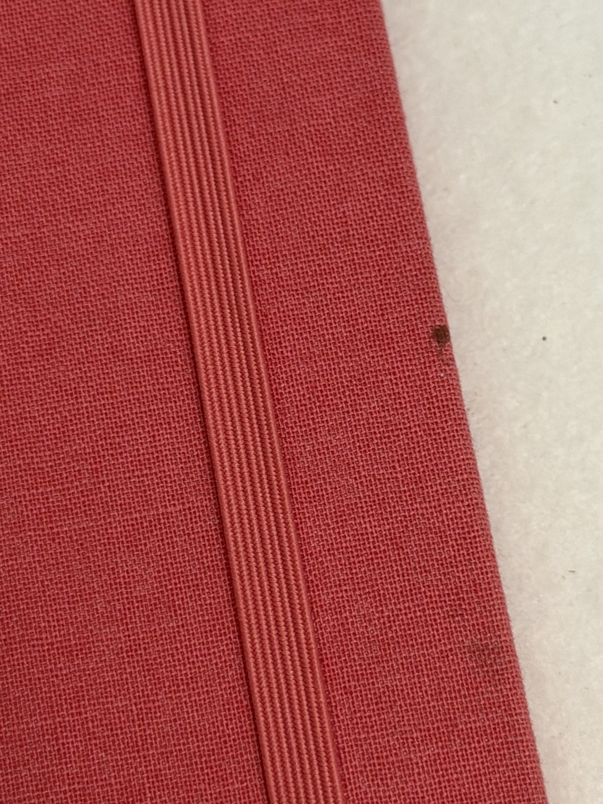 NEW kate spade new york Travel Journal Red Fabric Cover Blank Diary