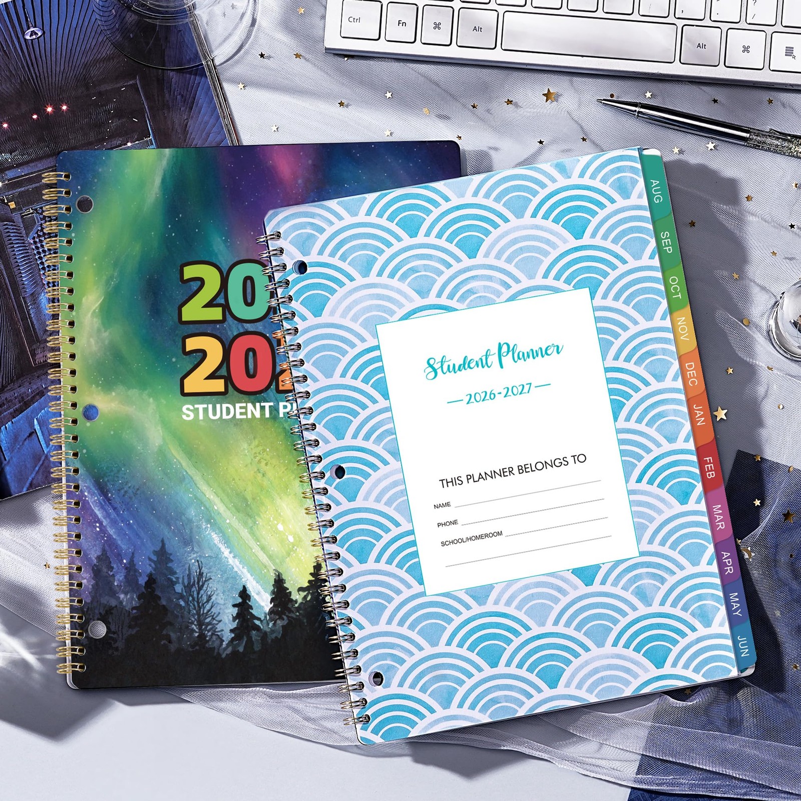 Student Planner 2026-2027 – Academic from July 2026 11″ x 8.3″, Blue