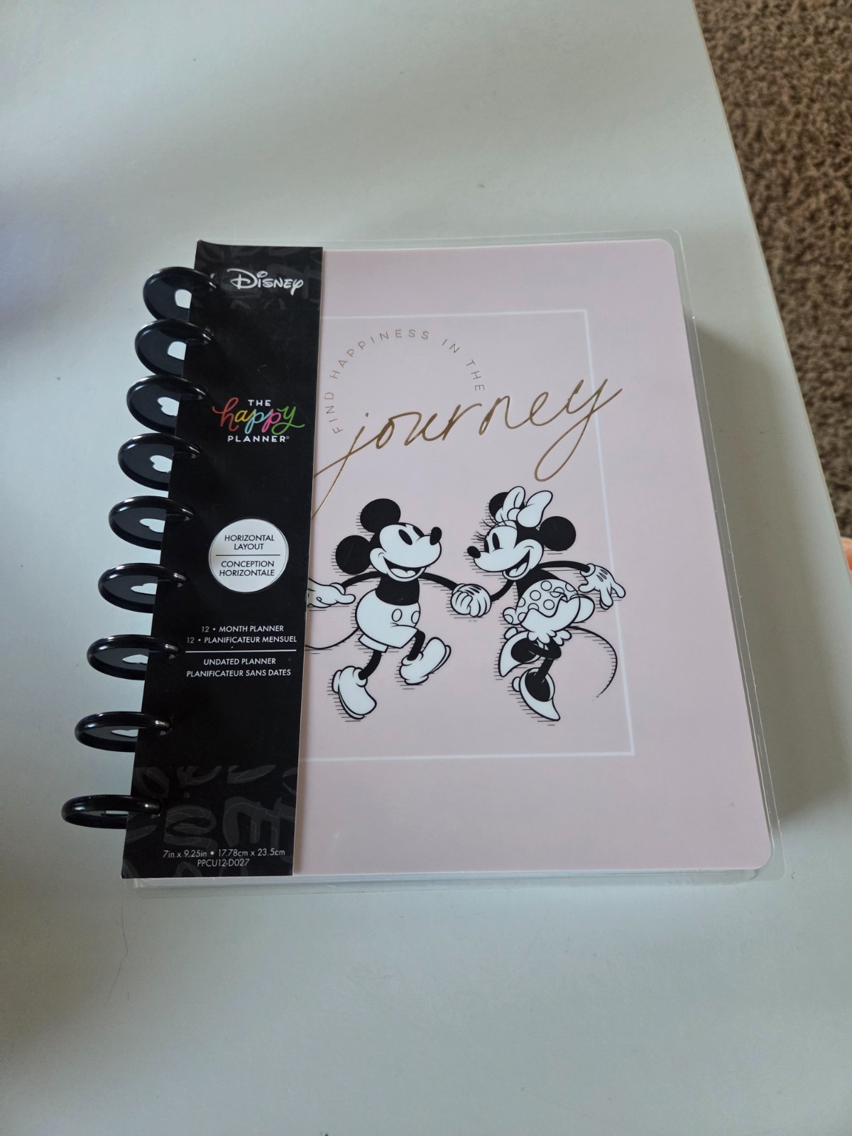 Disney Mickey Mouse & Minnie Mouse Joy Classic Vertical Happy Planner