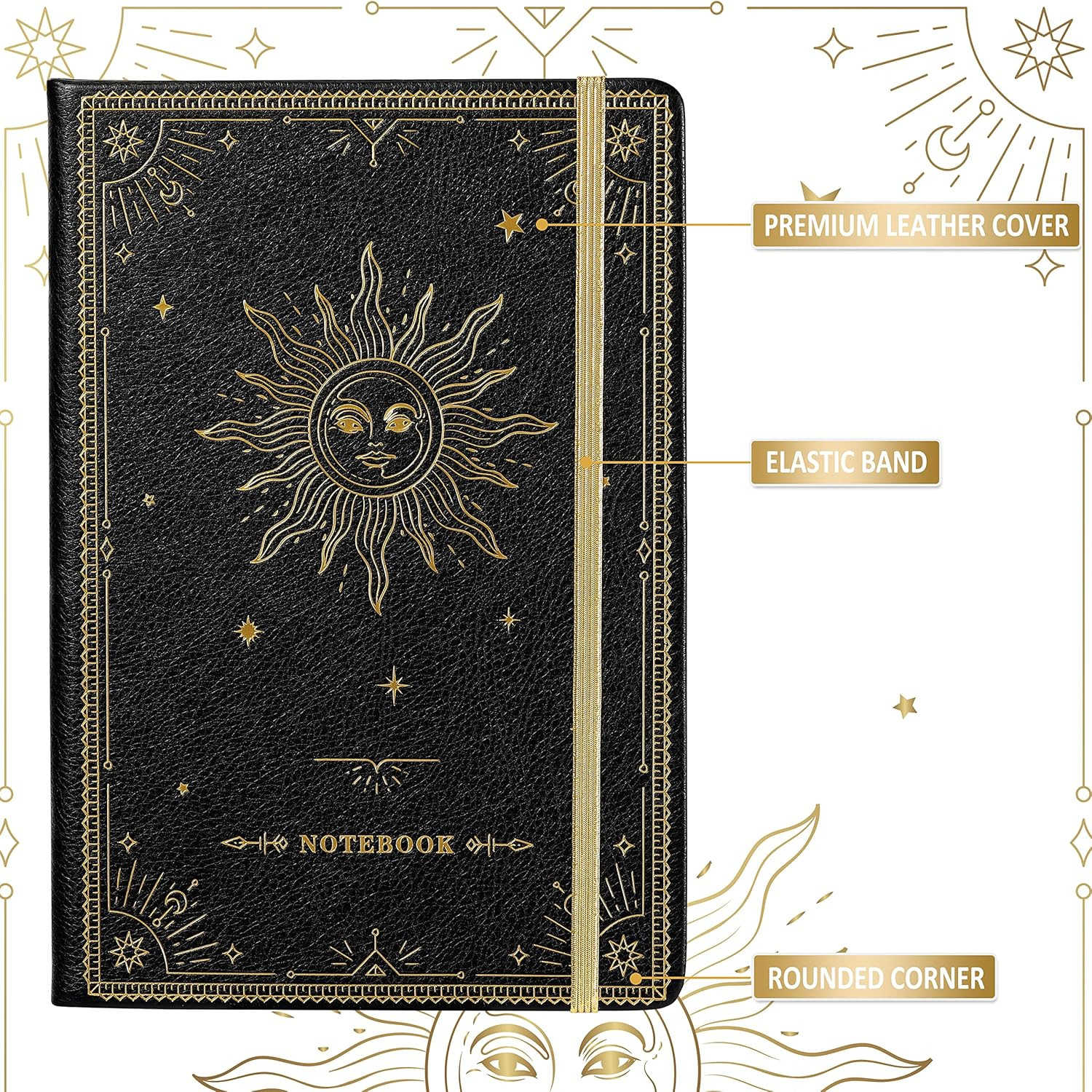 Artfan Ruled Notebook/Journal – Premium Thick Paper Classic Writing Notebook wit