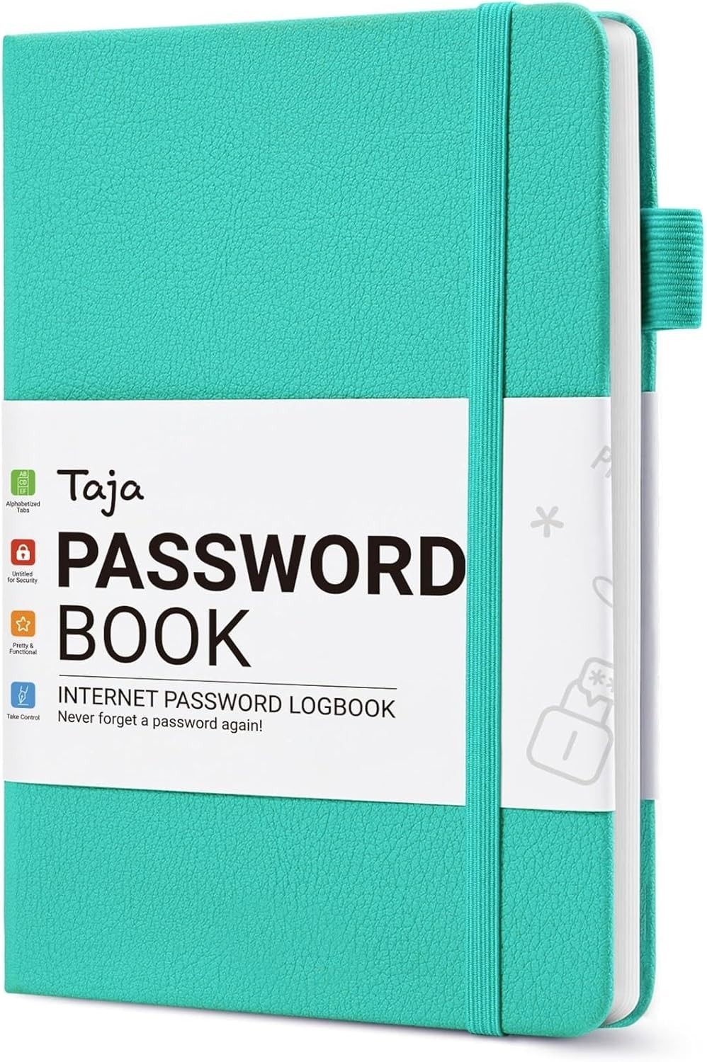 Elegant Password Notebook for Seniors – 136 Pages for Secure Password Management