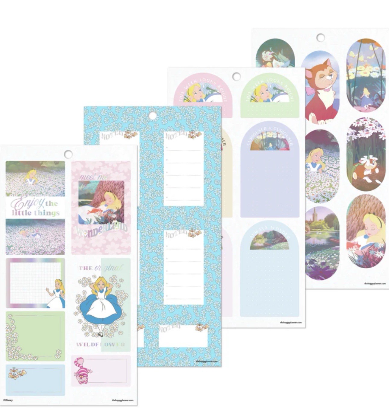 Happy Planner Disney Alice in Wonderland Curious BIG VALUE PACK STICKER BOOK NEW