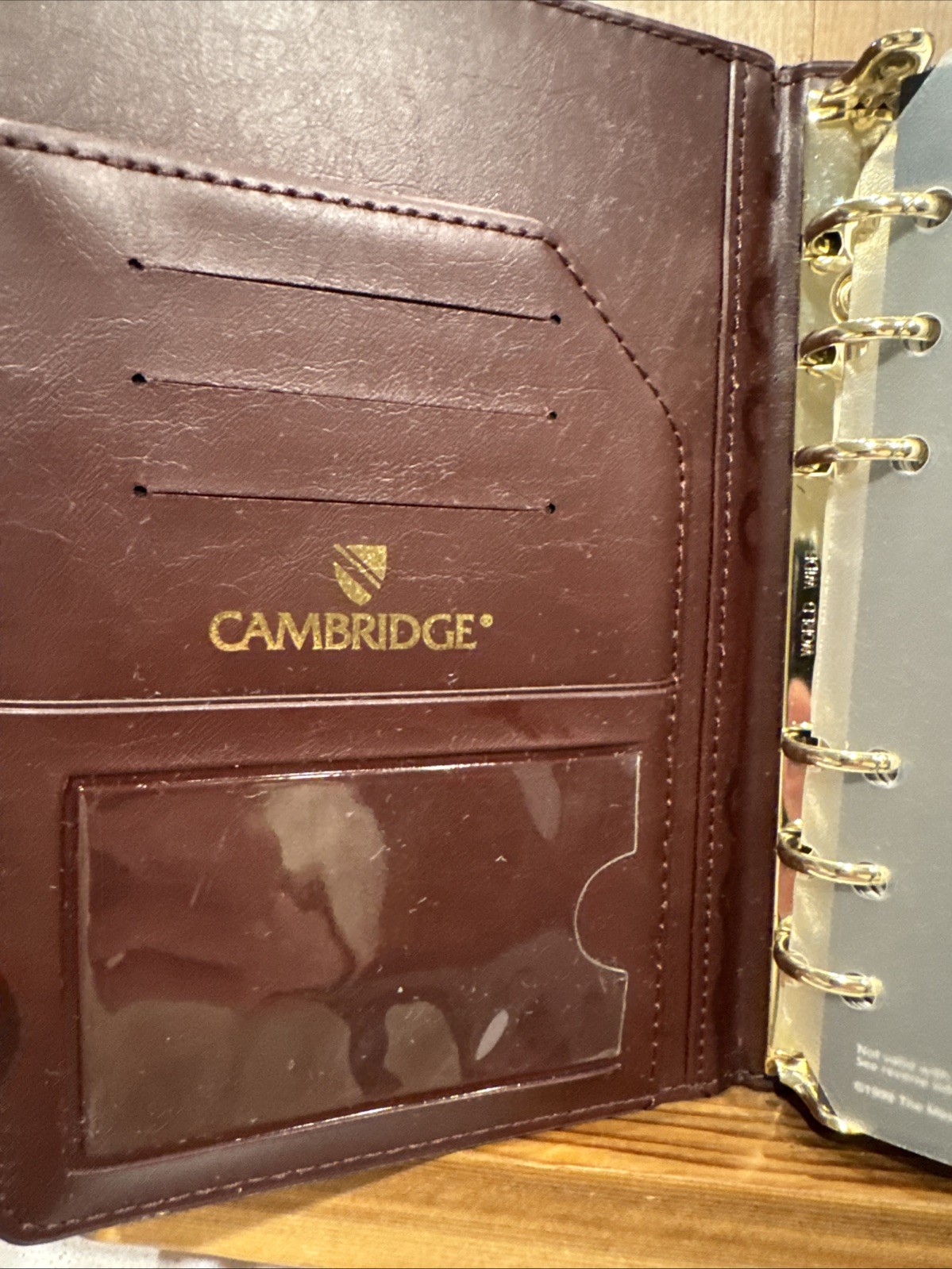 Cambridge Personal Day Planner Burgundy #47104 7.25 x 5.5″ NOS 1994 Vintage 90’s