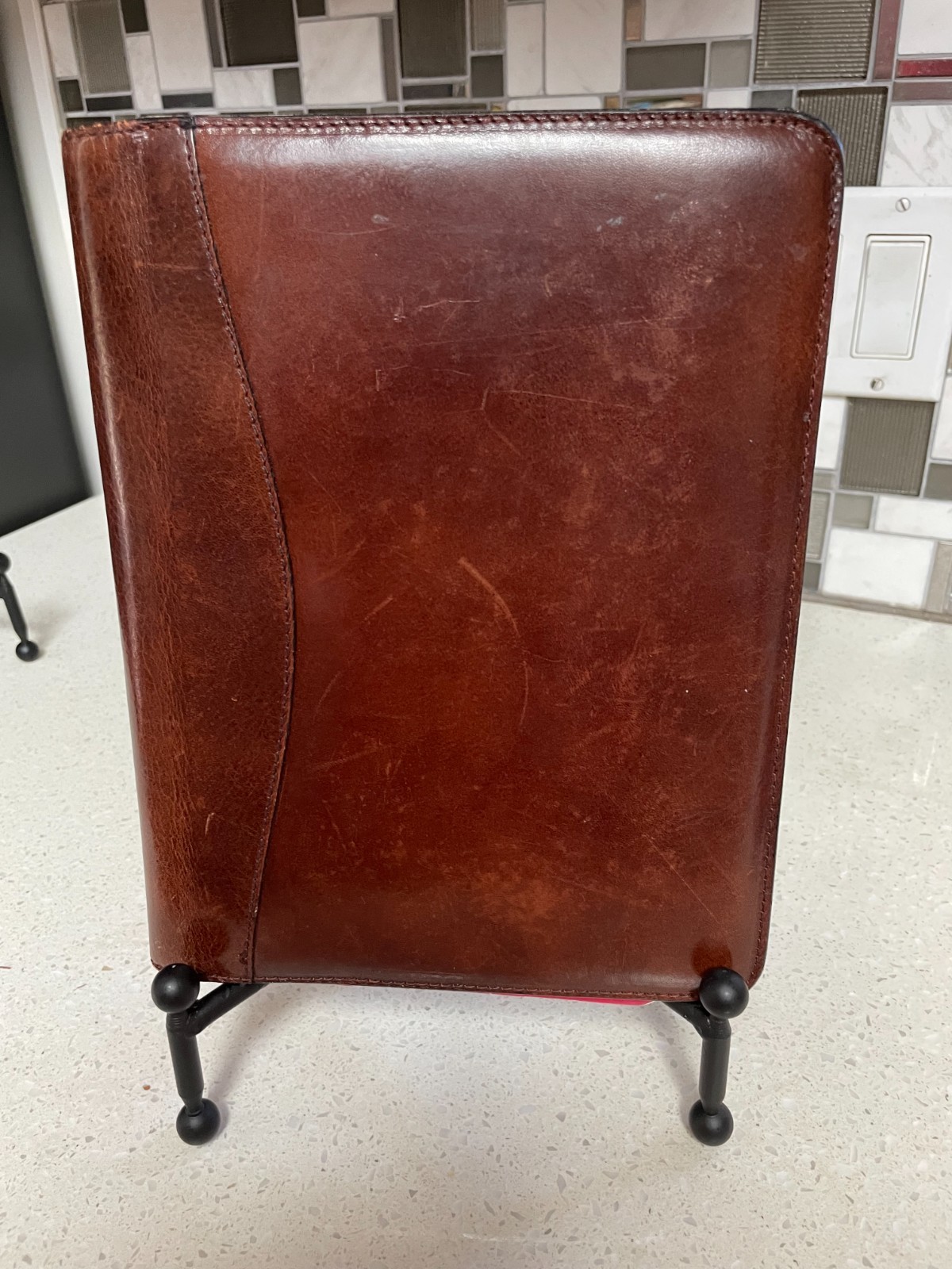 Scully Italy Bifold Leather Portfolio/Notebook Holder 9.5″x7″