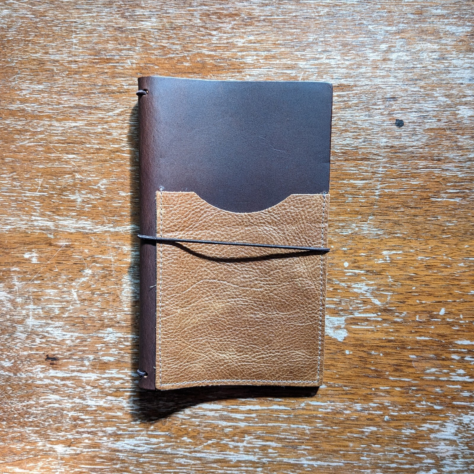 Sojourner B6 Slim Traveler’s Notebook, Caribou w/ Special Brown Scoop Pocket