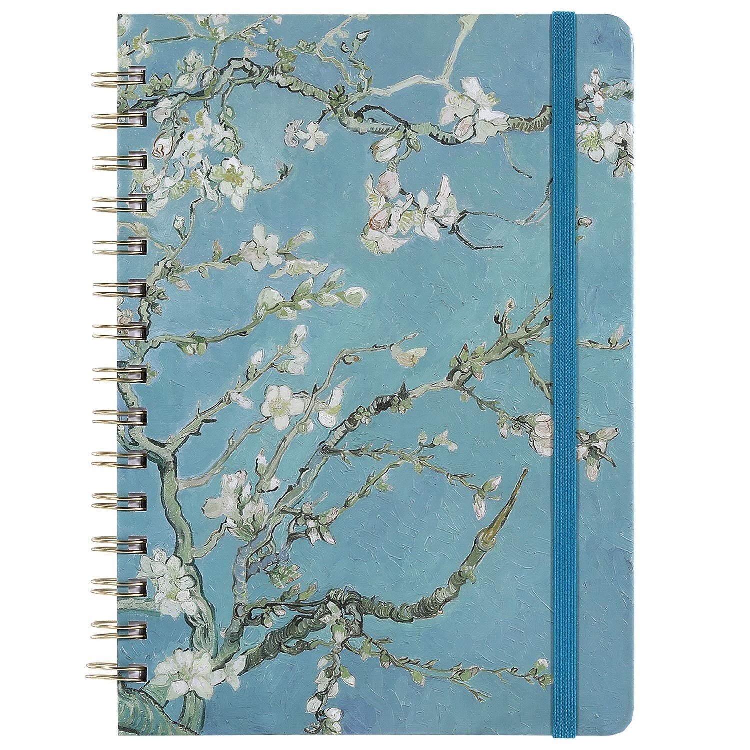 Hardcover Ruled Journal Notebook 6.3×8.35 Spiral College Ruled 134 Pages