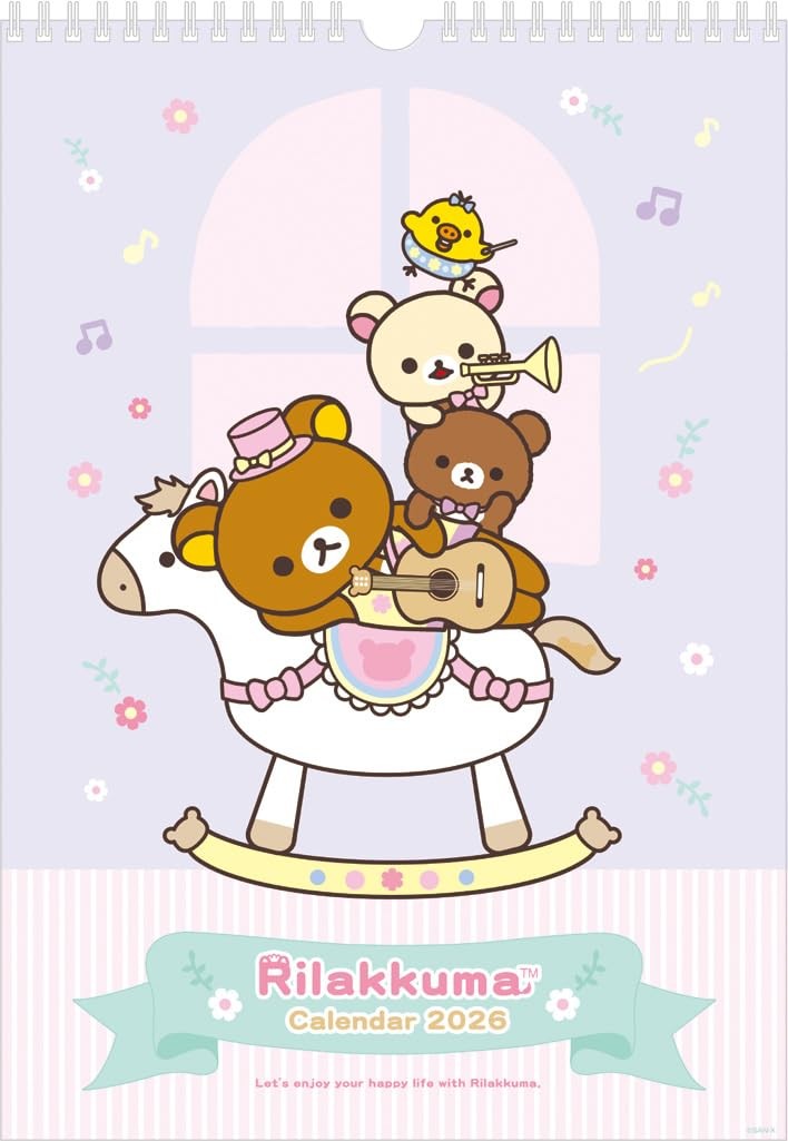 Rilakkuma Wall Calendar B4 Size CD39901
