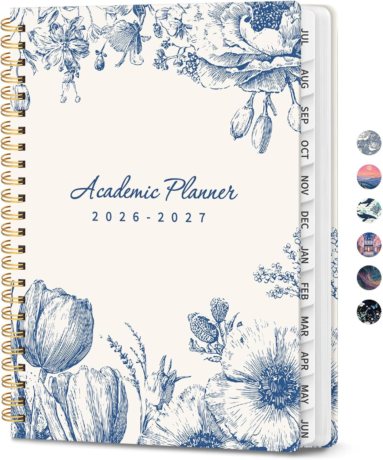 Planner 2026-2027, Hardcover Monthly and Weekly Academic Planner July 2026 – Jun