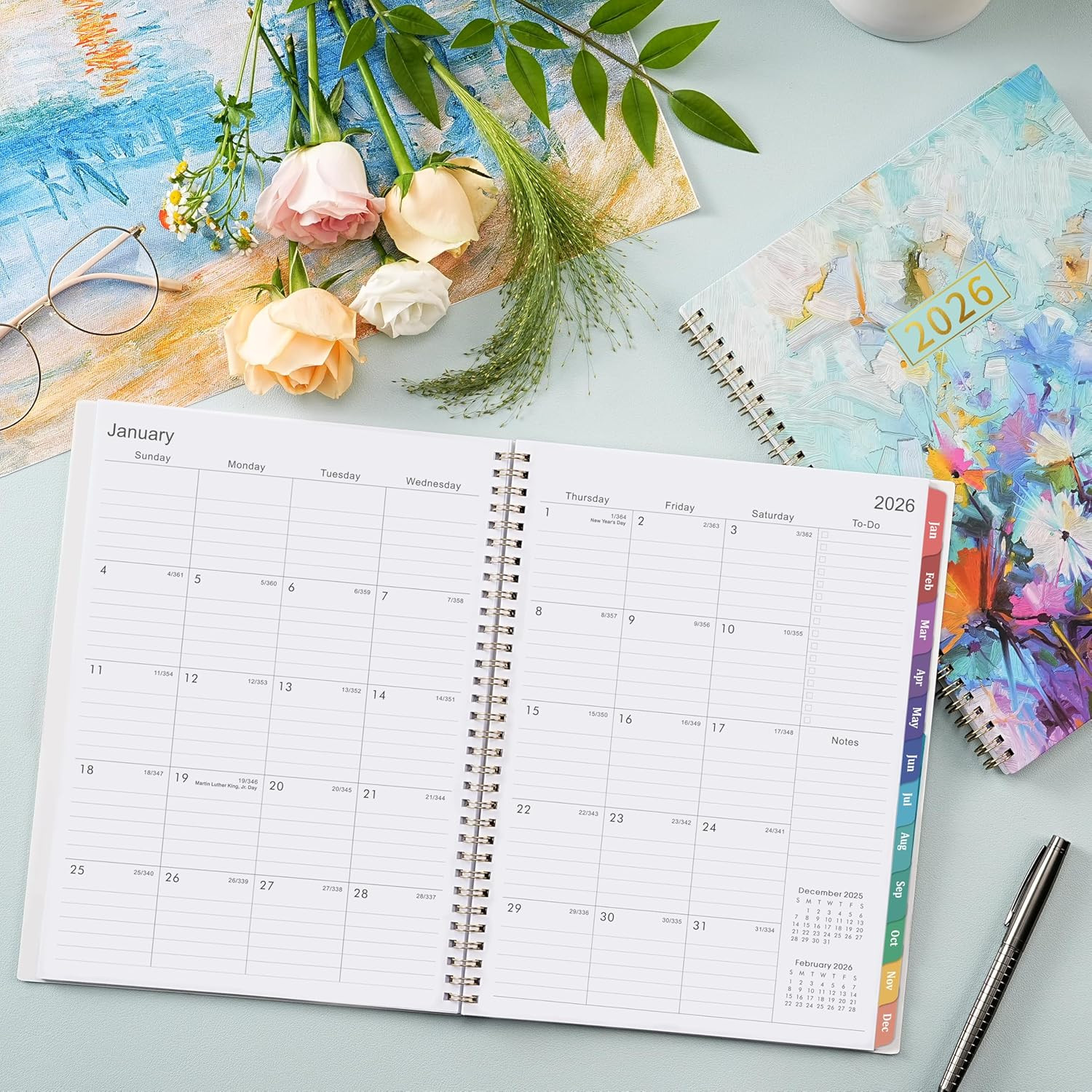 Planner 2026-2027 – 2026 Planner Weekly and Monthly, 2026 January – December,…