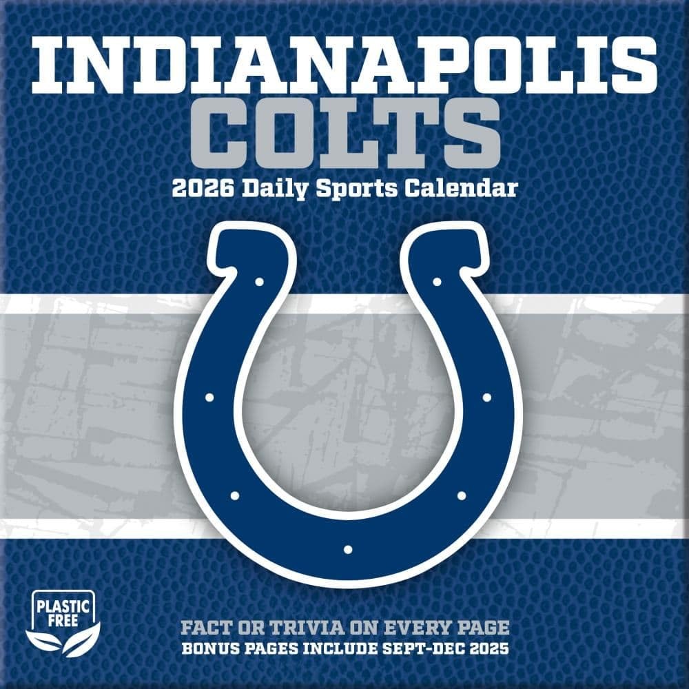 TURNER SPORTS Indianapolis Colts 2026 Box Calendar (26998053041) Small, 2026