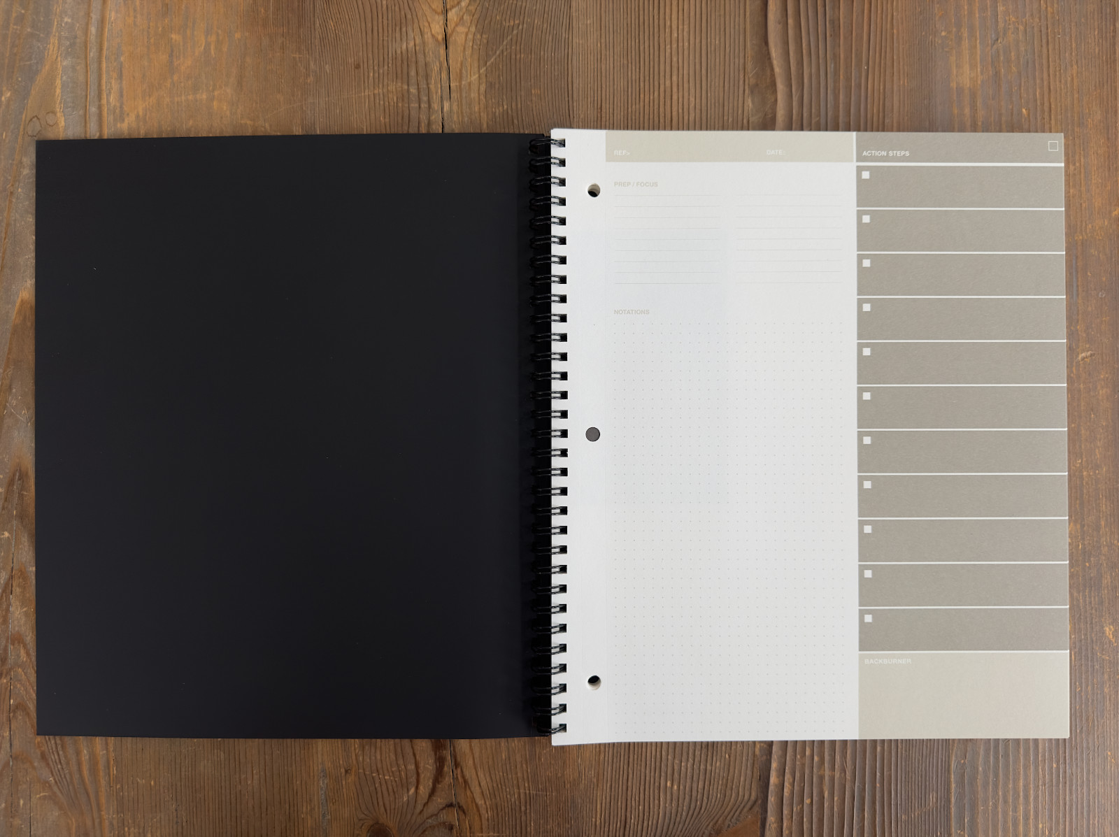 Brand New Sold Out Action Method “Action Book Grey” Note Book Journal 8.5″x10.5″
