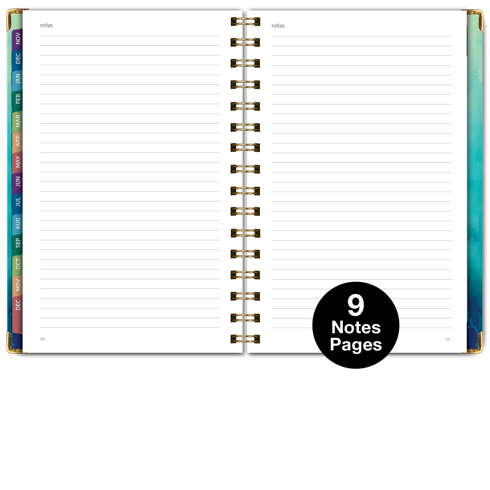 HARDCOVER 2026 Planner, 5.5″x8″: 14 Months (November 2025 – 5.5″ x 8″, Orchid