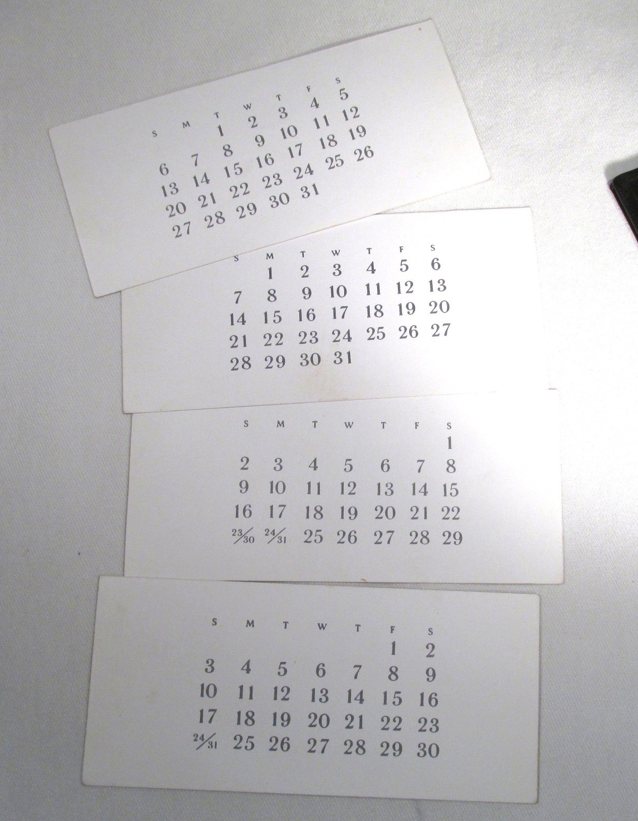 Tiffany & Co. Sterling Silver “Perpetual” Desk Calendar Complete C4011