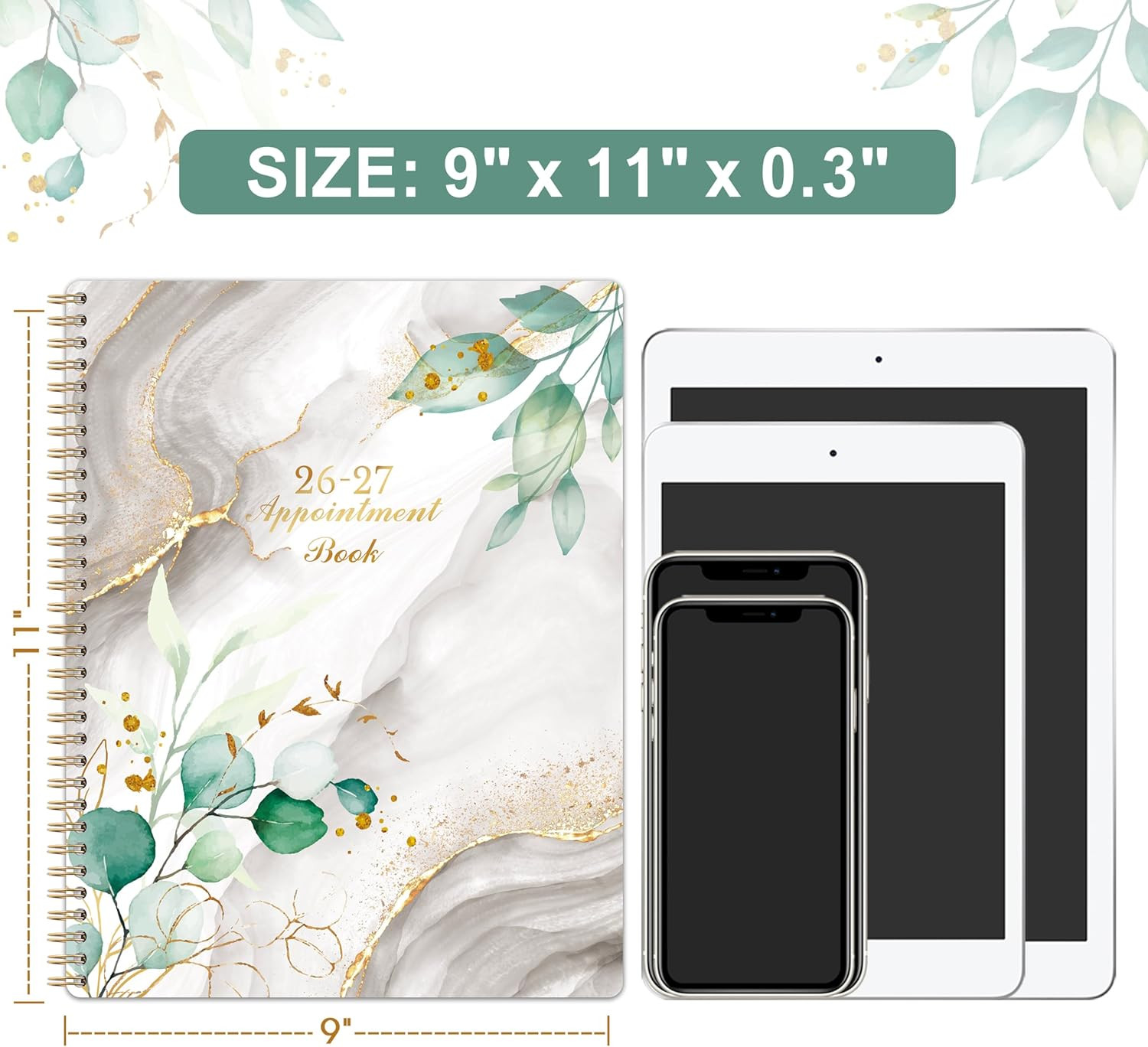 Appointment Book 2026-2027 Daily Planner July 2026 – June 2027 8.5” x 11” NEW