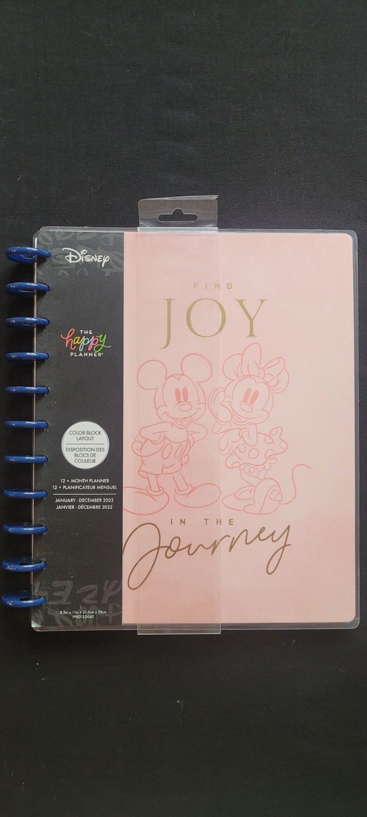 ‘Happy Planner’ DISNEY VILLAINS & MICKEY-12 MONTH CALENDAR @2 OUTDATED