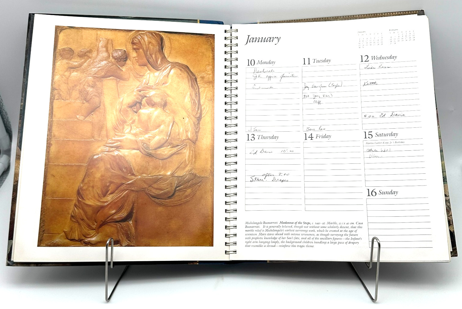 The Art of Florence 1994 Desk Diary Abbeville Publishing Renaissance Art Book