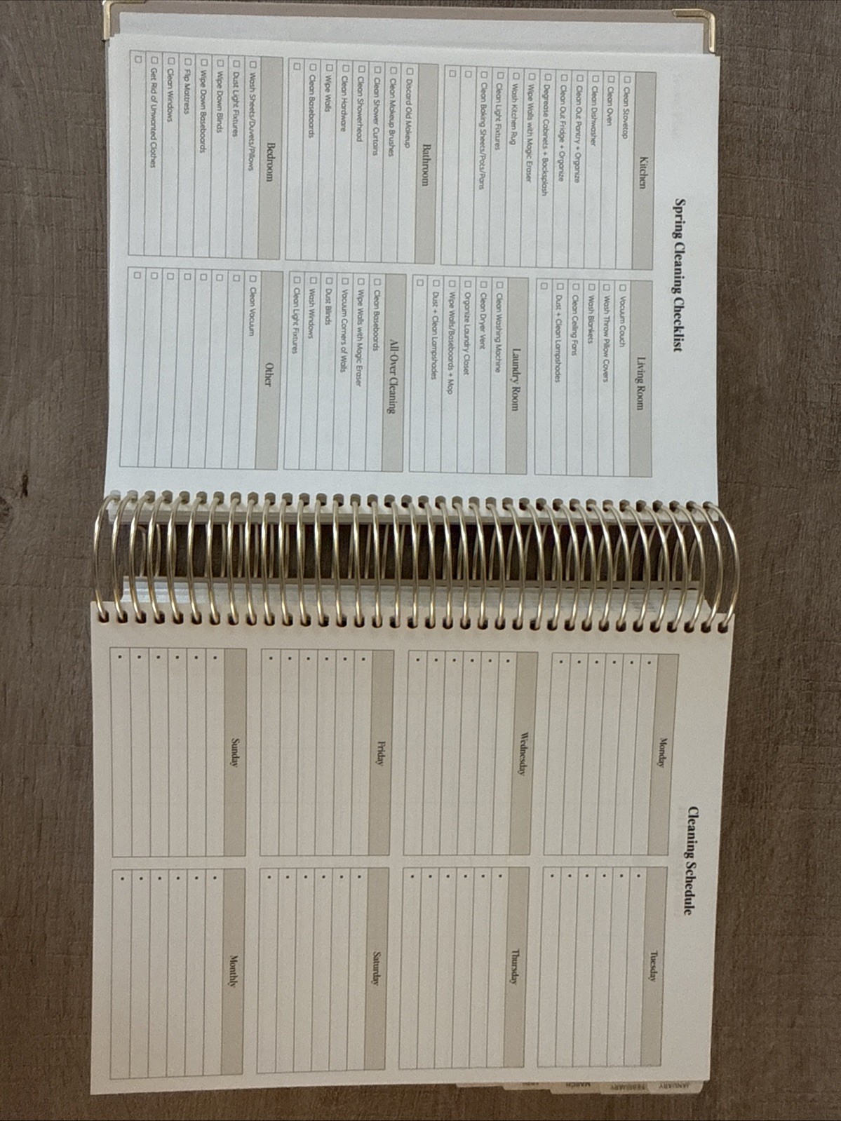 The Dailee 2026 Daily Weekly Monthly Planner Spiral Calendar Year 2026 7×9 READ