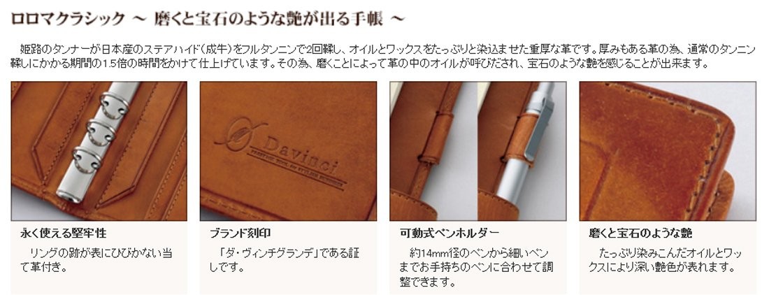 Reimei Fujii Davinci Roroma Classic System Planner, Bible Edition, Red DB3011R