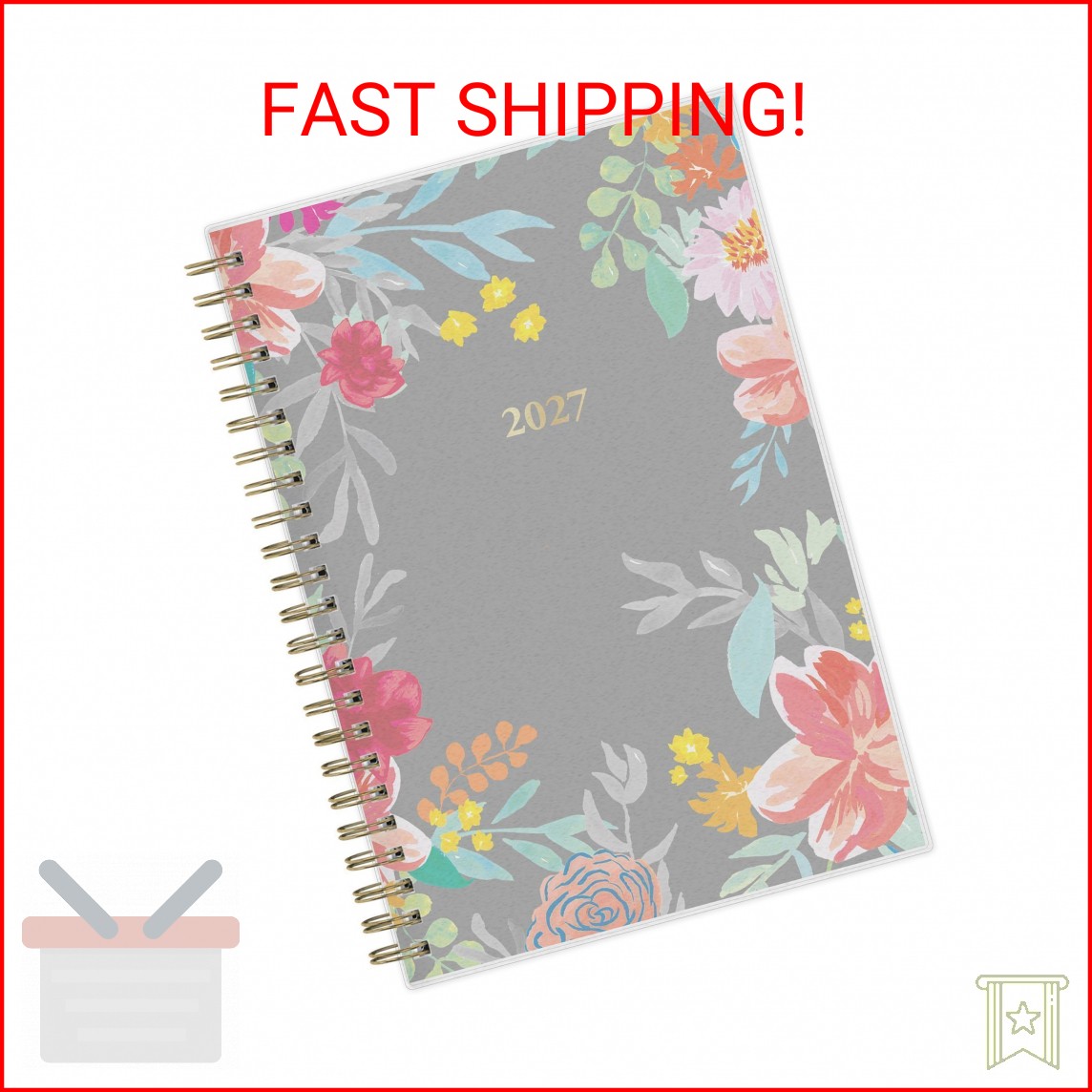 Blue Sky 2027 Weekly and Monthly Planner Calendar, January 2027 – December 2027,